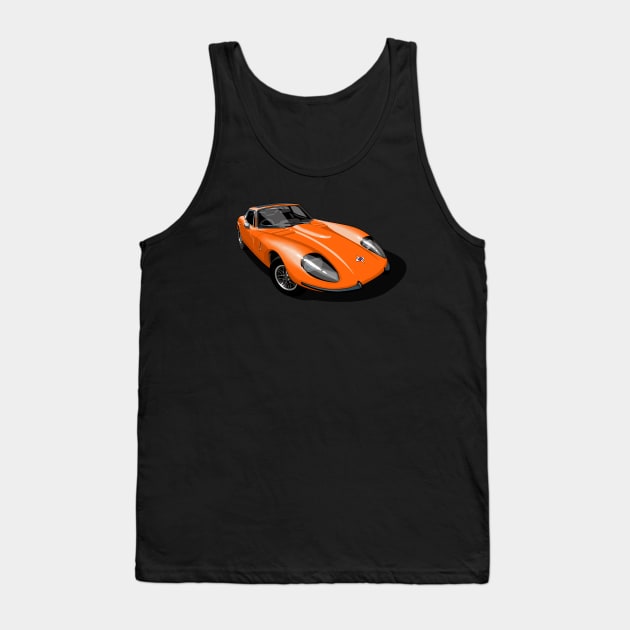 Marcos 3 litre in orange Tank Top by candcretro